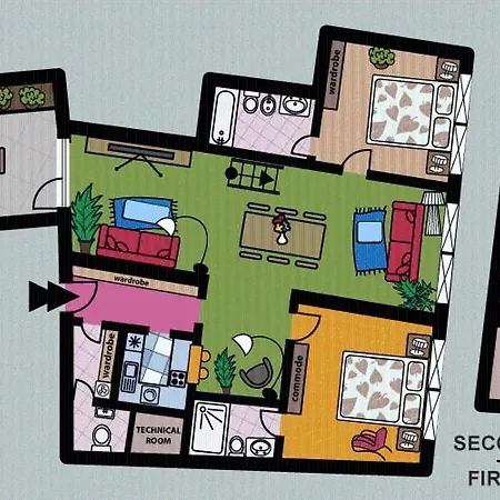 Krakovska Terraces Apartment Prag